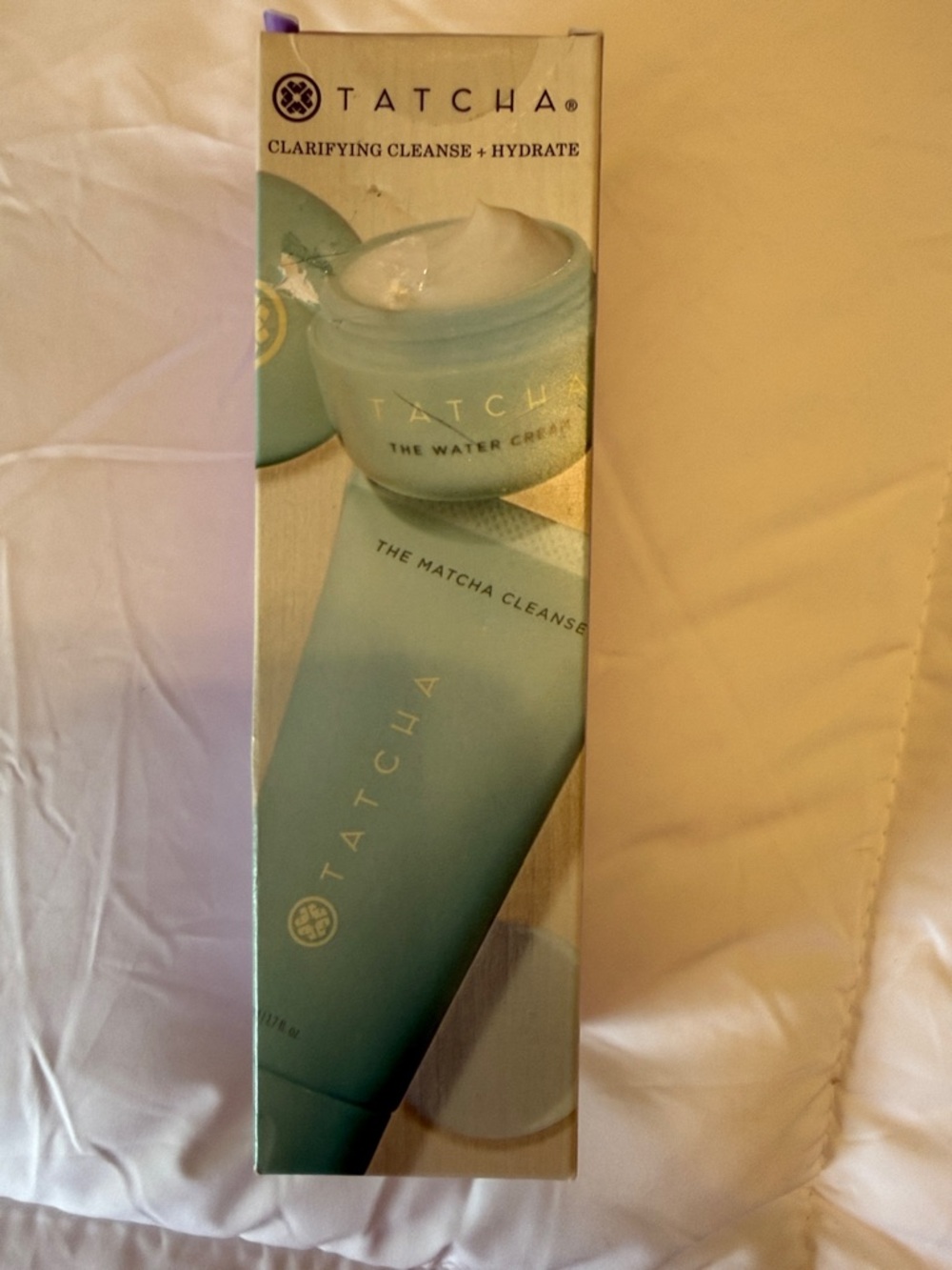 Tatcha Skincare Duo in Pale Aqua